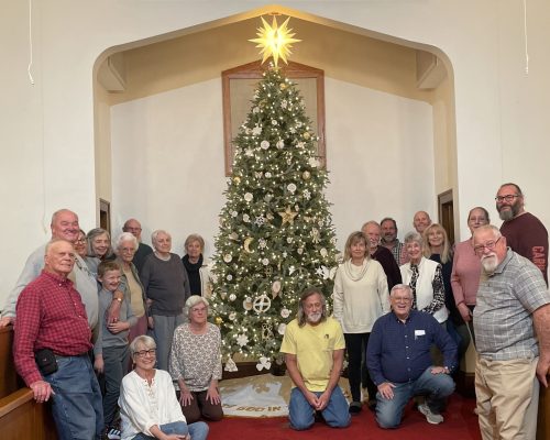 Christmas Church Decorating